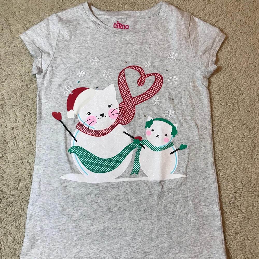 Girls Christmas Tee Shirt